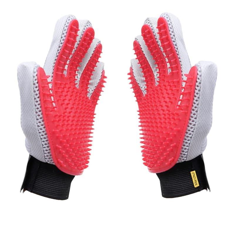 Excelente opción para el cuidado y cepillado de mascotas con los guantes Marchul